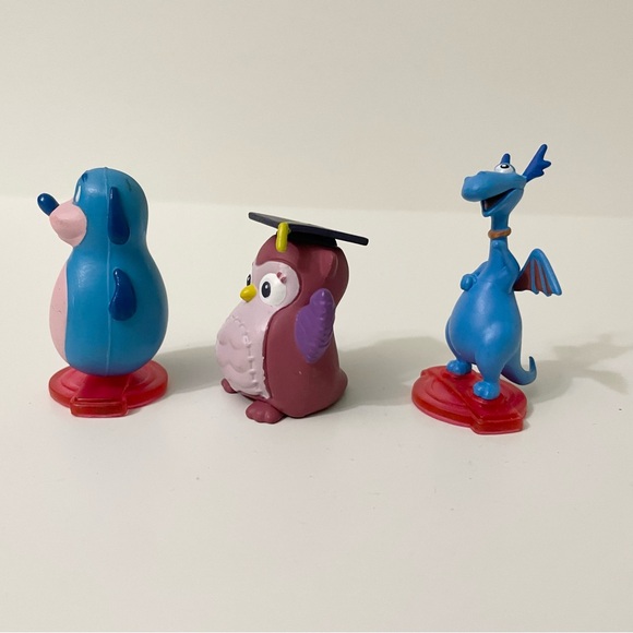 Disney Doc Mcstuffins Figures Stuffy Dragon Professor Hootsburgh Bloopy Blue Dog - Picture 2 of 12